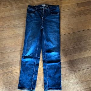 Levi’s jeans 724 High rise straight crop